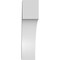Ekena Millwork 3-in. W x 8-in. D x 12-in. H Westlake Architectural Grade PVC Knee Brace BRCP03X08X12WTL - alternate 5